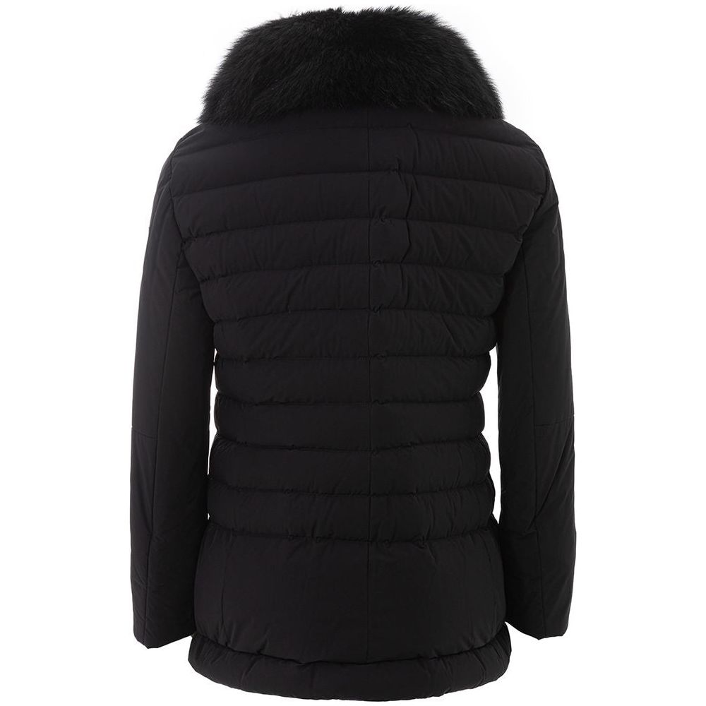 Peuterey Elegant Black Polyamide Jacket for Women Peuterey