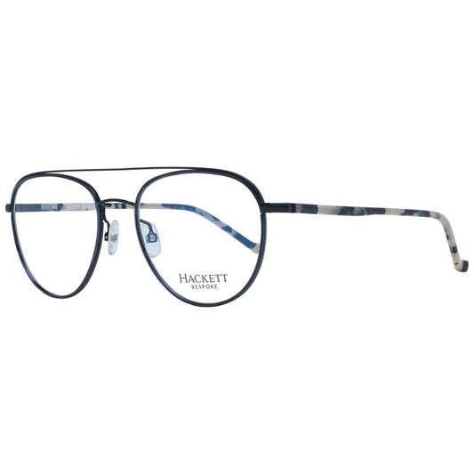 Hackett Black Stainless Steel Glasses (Frames) Hackett