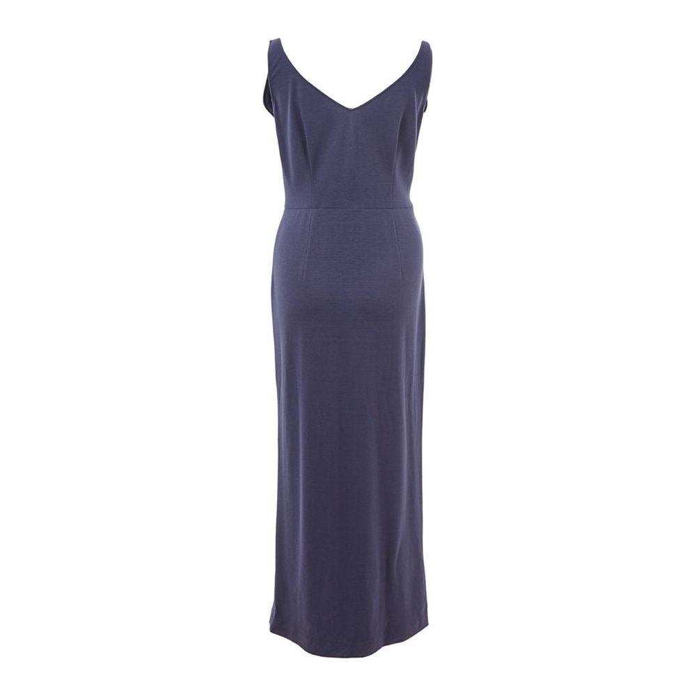 Lardini Blue Viscose Dress Lardini