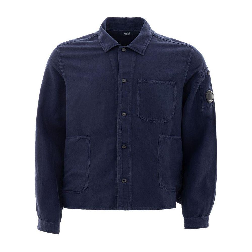 C.P. Company Blue Cotton Shirt C.P. Company