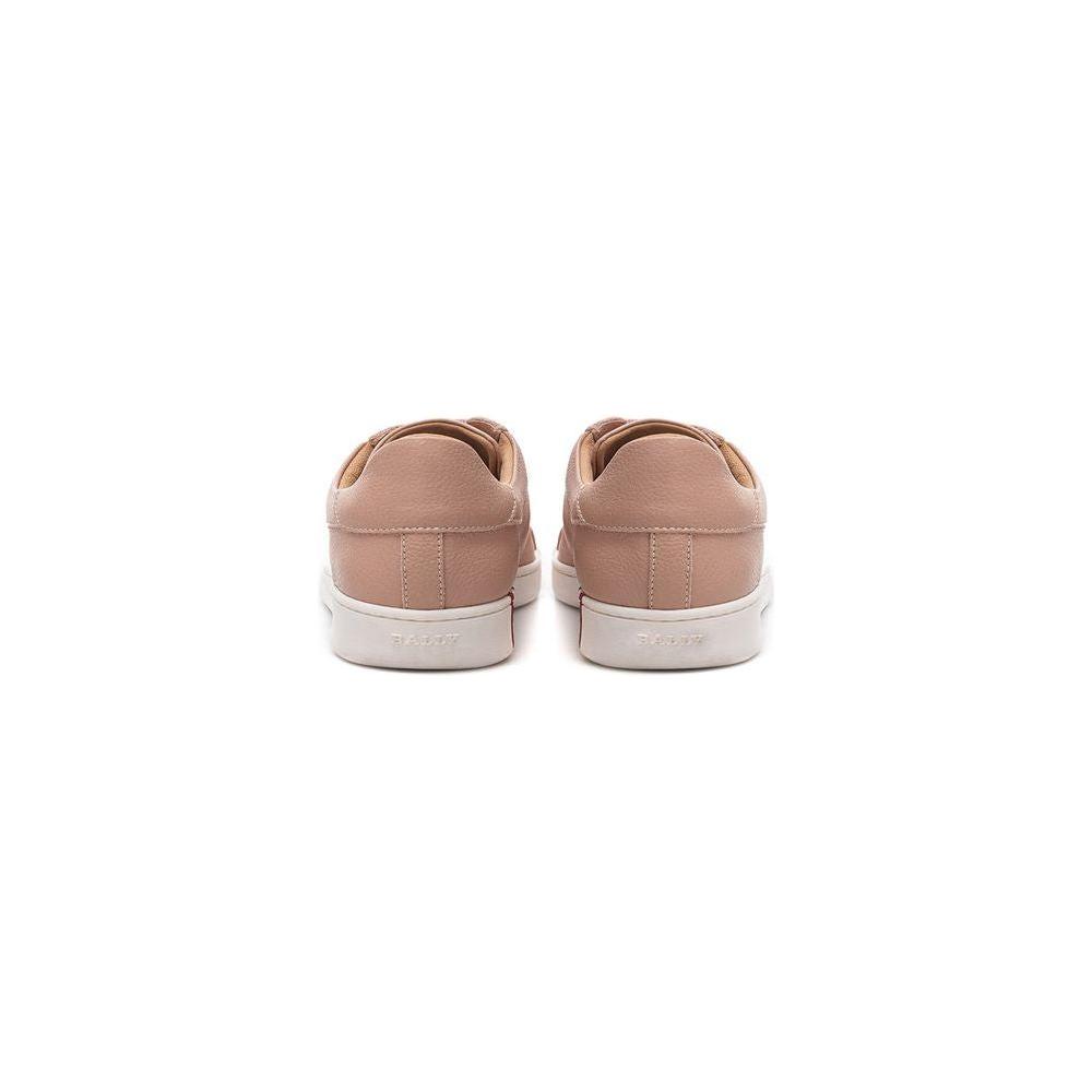 Bally Pink Leather Sneaker Bally