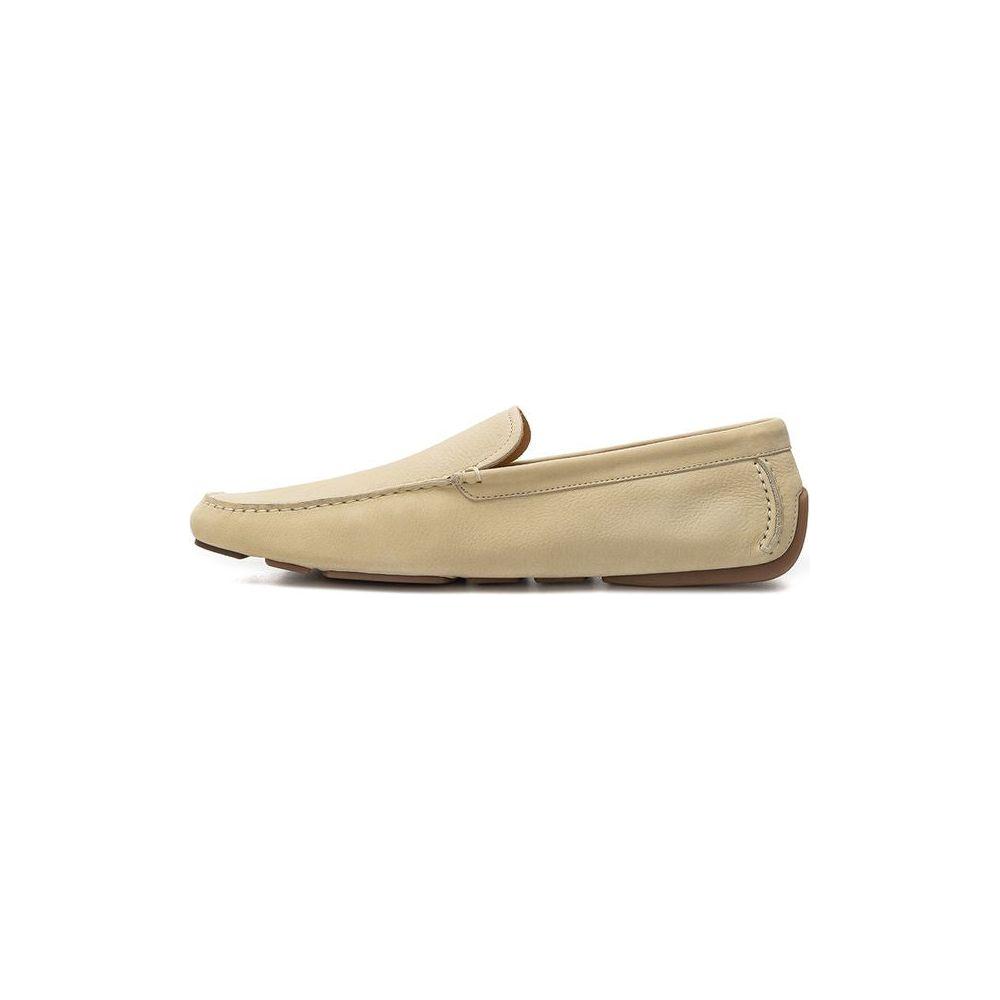 Bally Beige Leather Loafer Bally