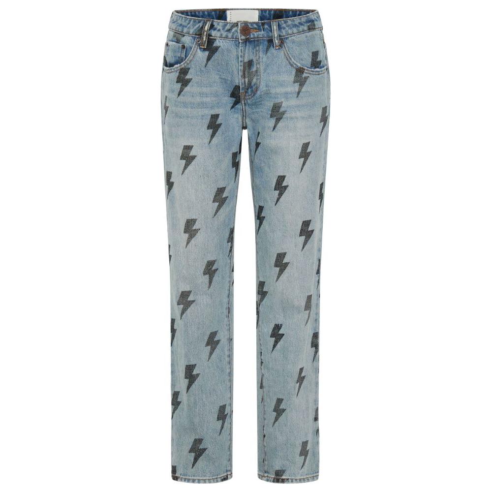 One Teaspoon Light Blue Cotton Jeans & Pant One Teaspoon