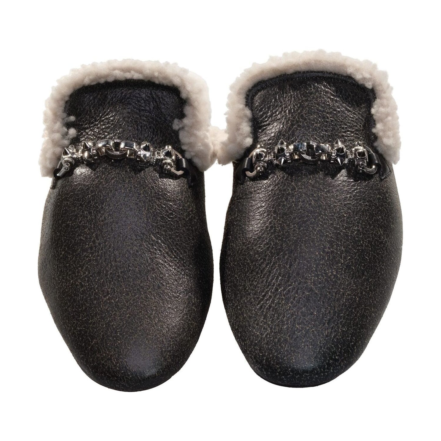 Christian Louboutin Woolito Swing Flat Nappa and Shearling Loafers Christian Louboutin