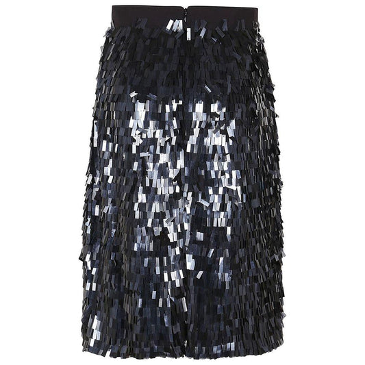 PINKO Black Polyester Skirt PINKO