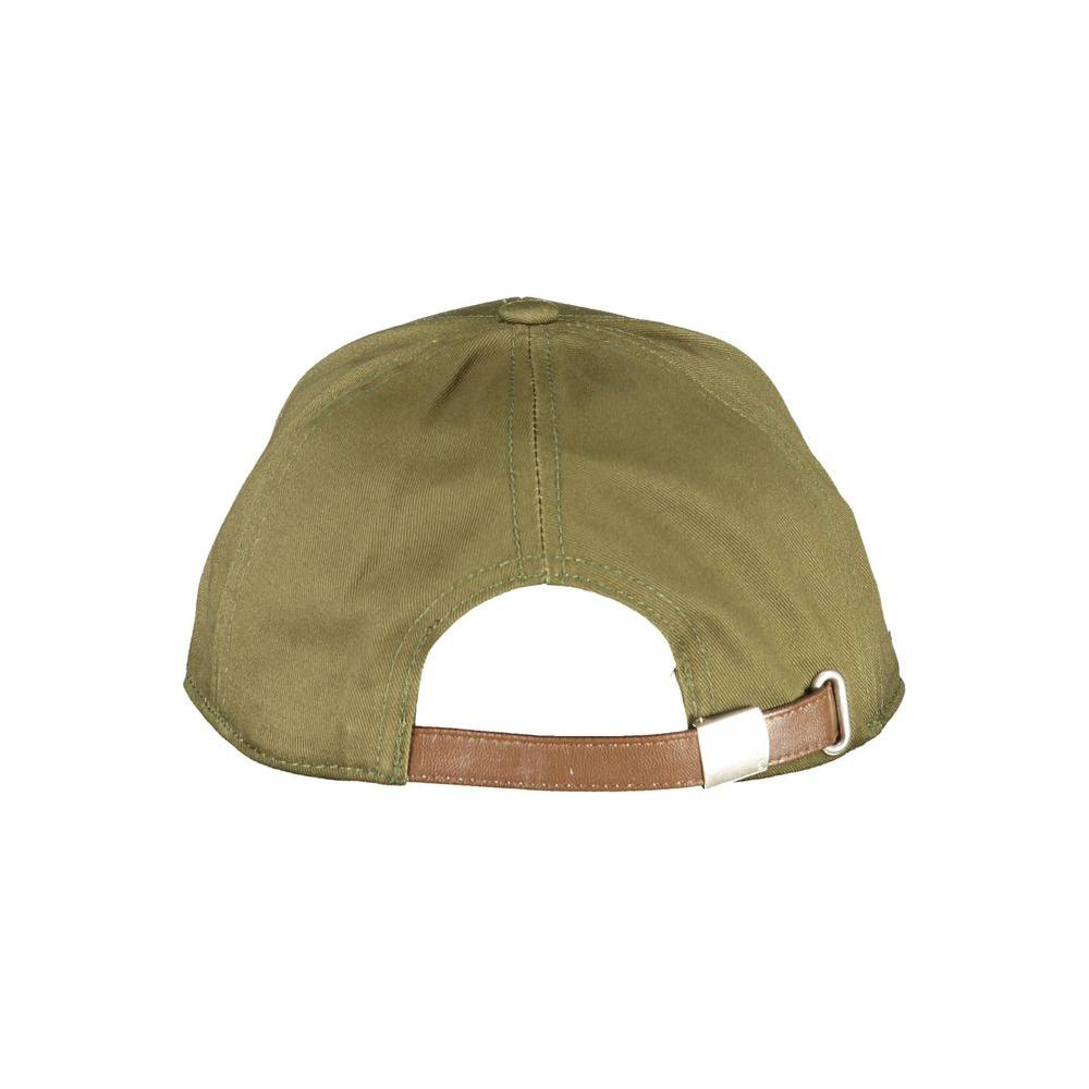 La Martina Green Cotton Men Cap La Martina