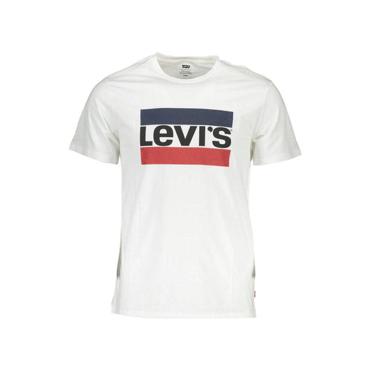 Levi's White Cotton Men T-Shirt Levi's