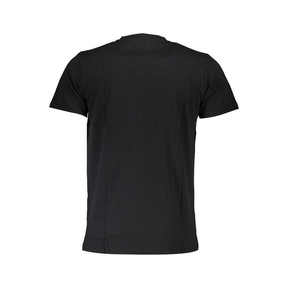 Cavalli Class Black Cotton T-Shirt Cavalli Class