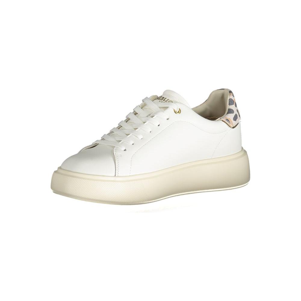 Blauer White Polyester Sneaker Blauer