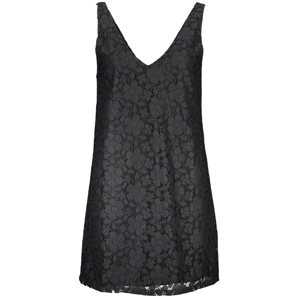 Desigual Black Viscose Dress