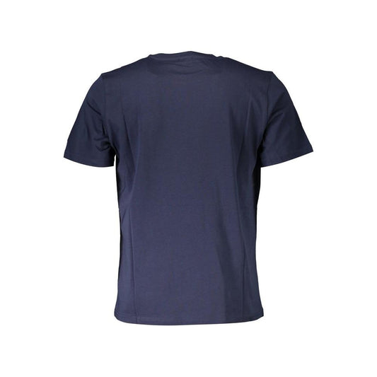 North Sails Blue Cotton Men T-Shirt North Sails