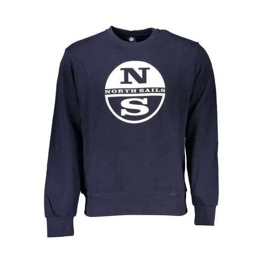 North Sails Blue Cotton Sweater North Sails