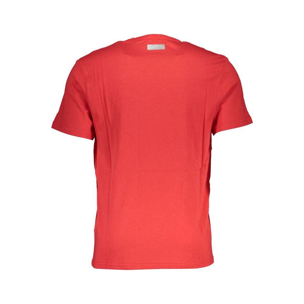 Bikkembergs Red Cotton T-Shirt Bikkembergs