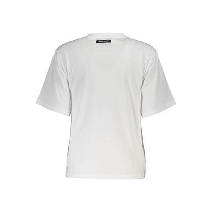 Cavalli Class White Cotton Women T-Shirt Cavalli Class