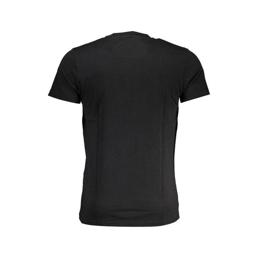 Cavalli Class Black Cotton T-Shirt Cavalli Class