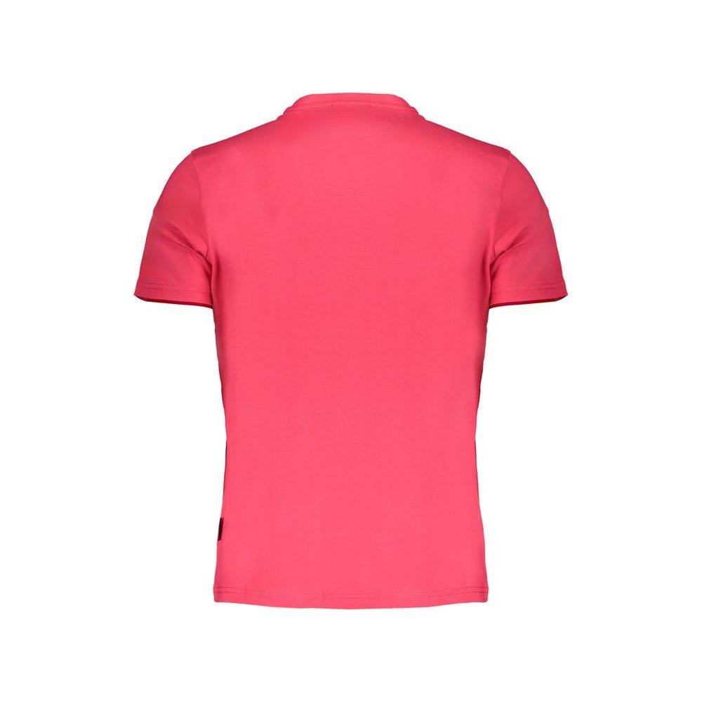 Napapijri Pink Cotton T-Shirt Napapijri