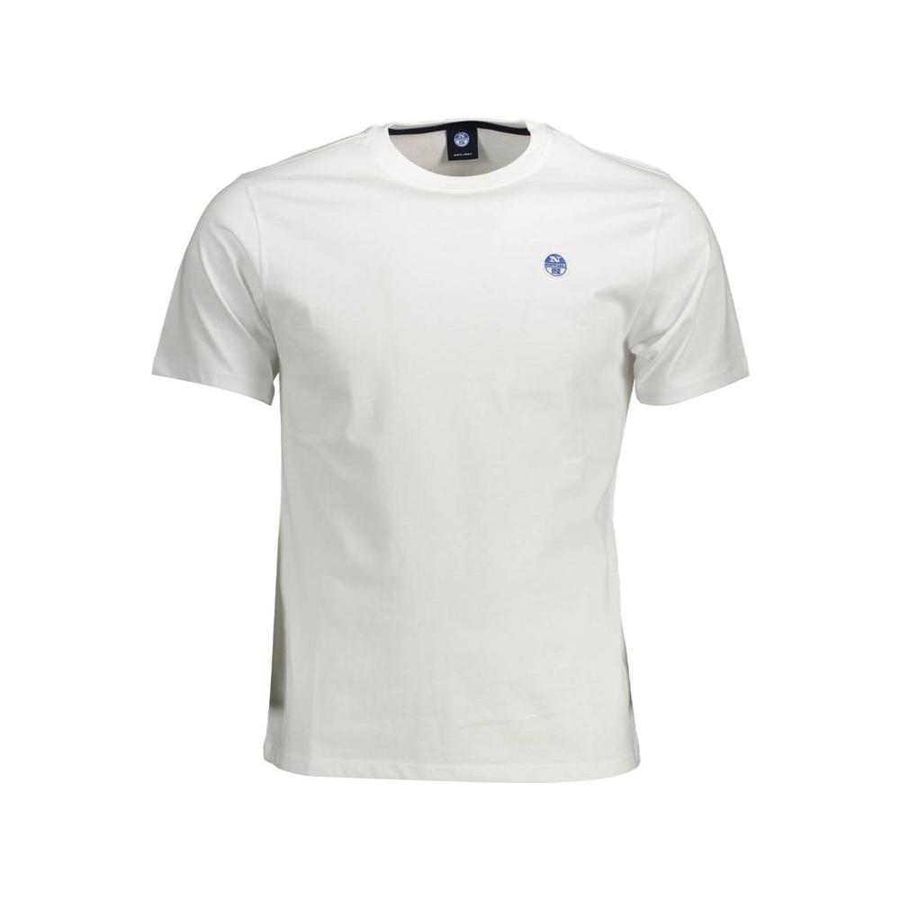 North Sails White Cotton Men TShirt North Sails