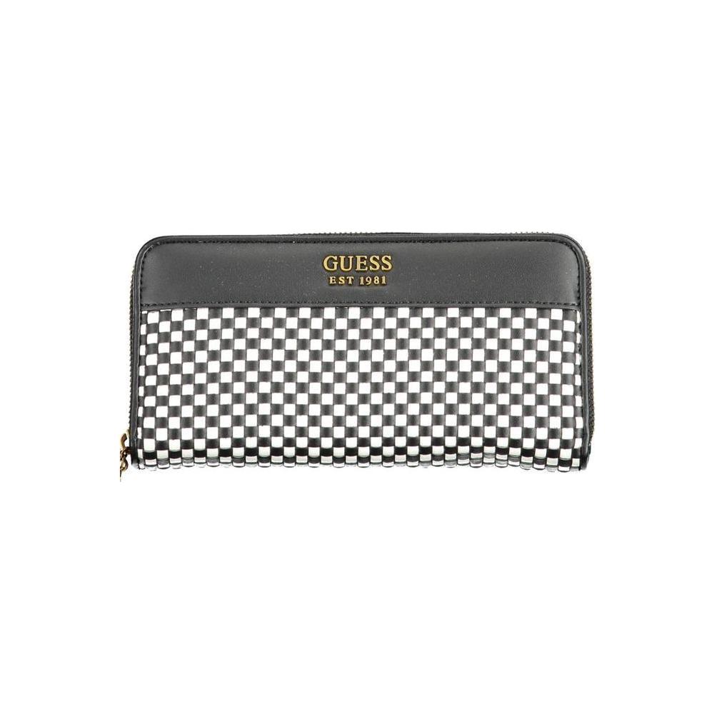 Guess Jeans Black Polyethylene Women Wallet Guess Jeans