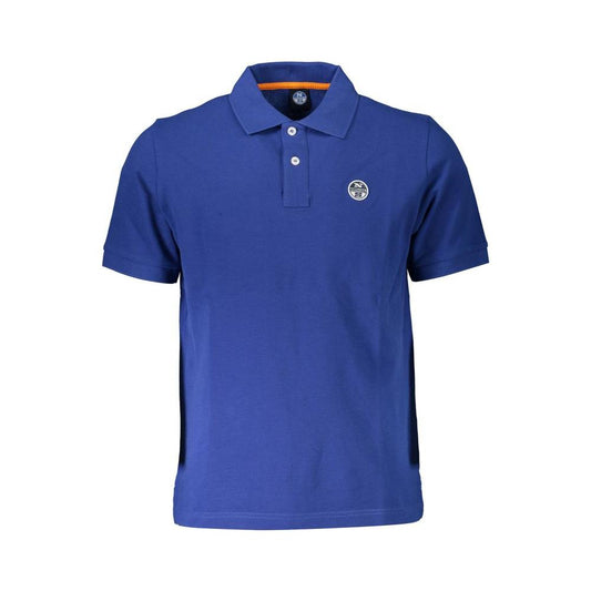 North Sails Blue Cotton Men Polo North Sails