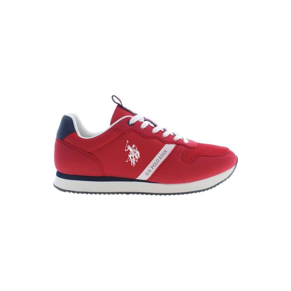 U.S. POLO ASSN. Red Polyester Men Sneaker U.S. POLO ASSN.