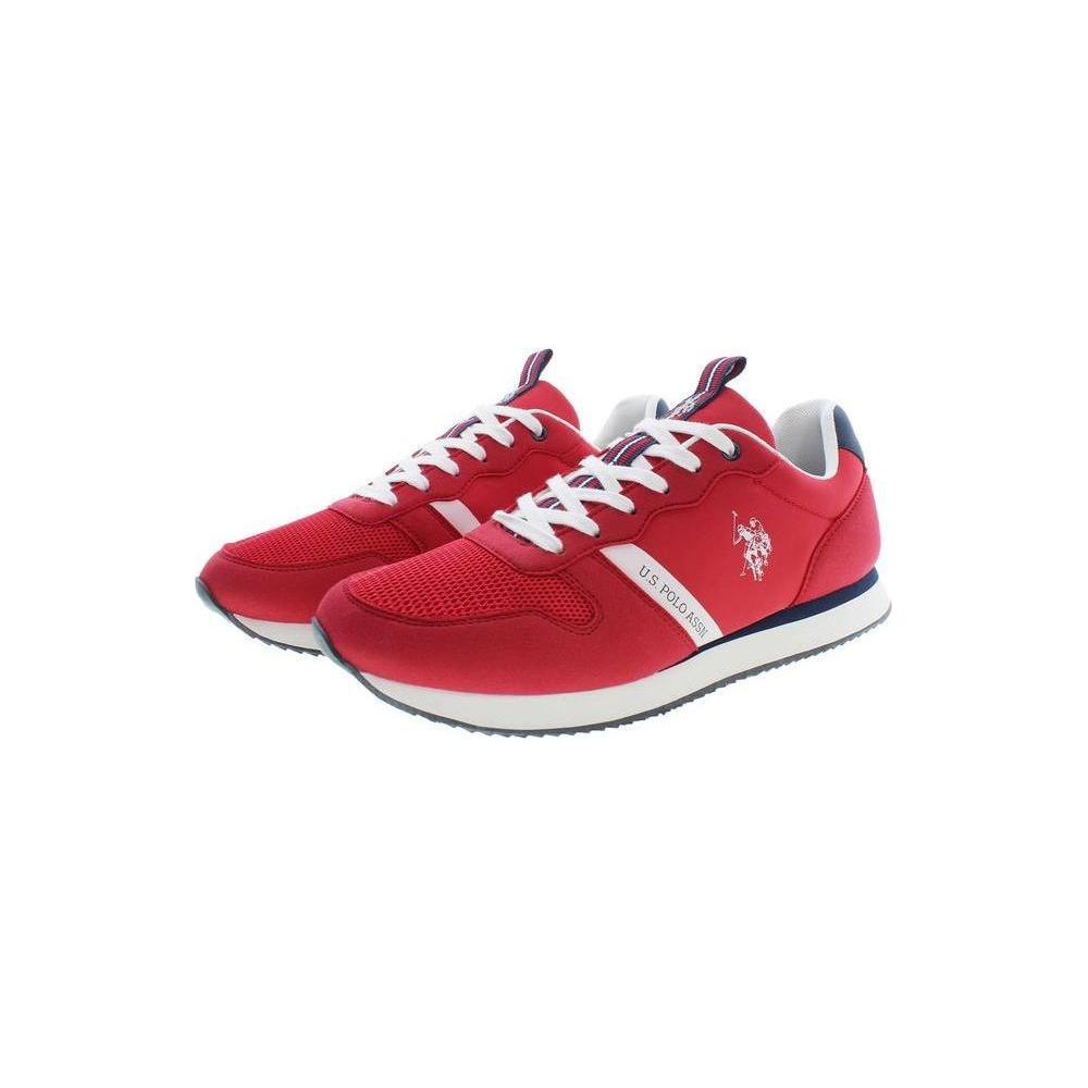 U.S. POLO ASSN. Red Polyester Men Sneaker U.S. POLO ASSN.