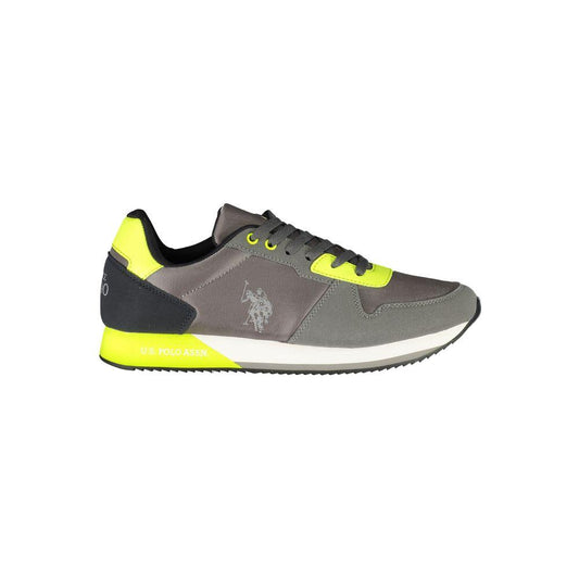 U.S. POLO ASSN. Gray Polyester Men Sneaker U.S. POLO ASSN.