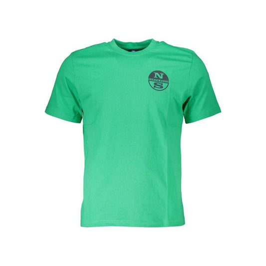 North Sails Green Cotton T-Shirt North Sails