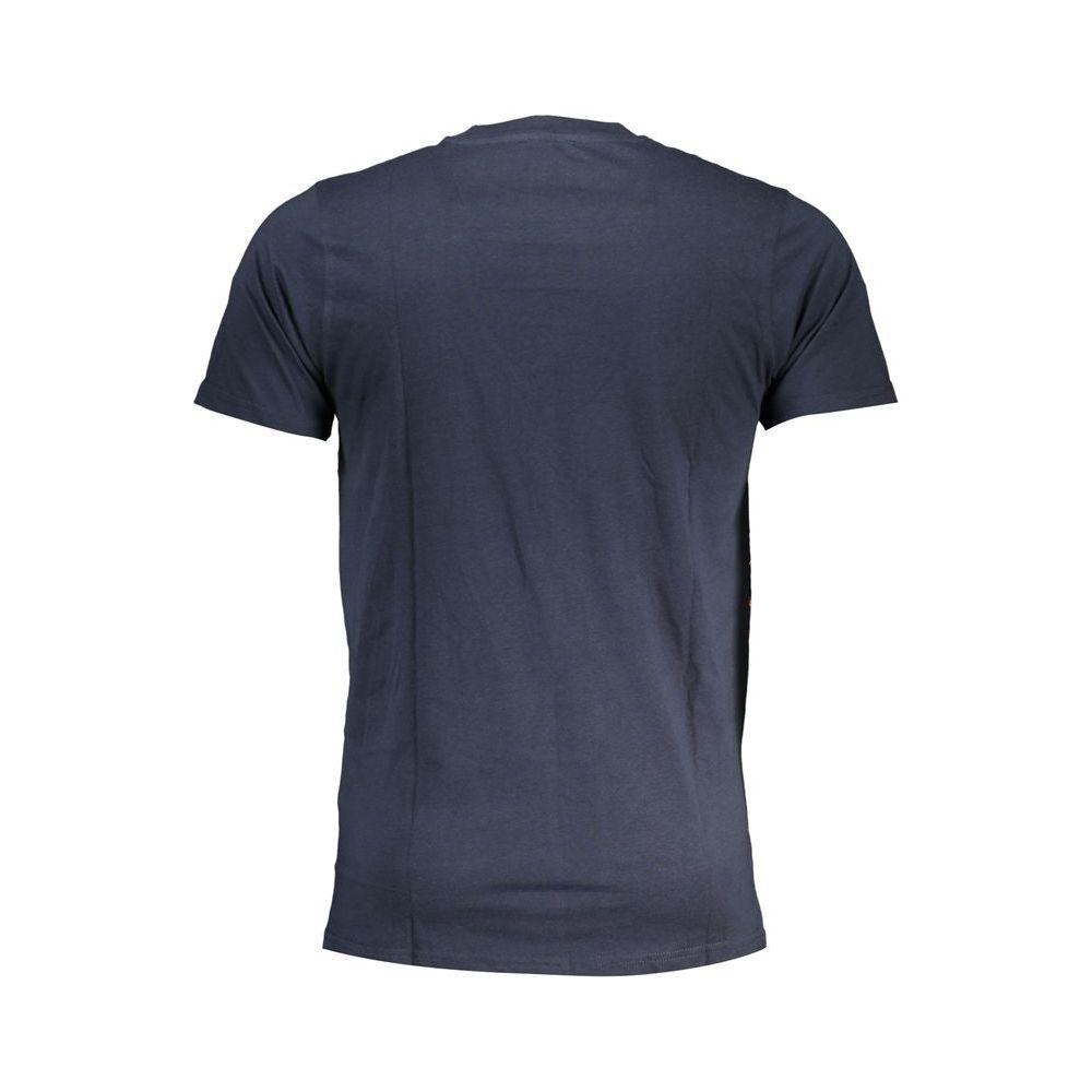 Cavalli Class Blue Cotton T-Shirt Cavalli Class