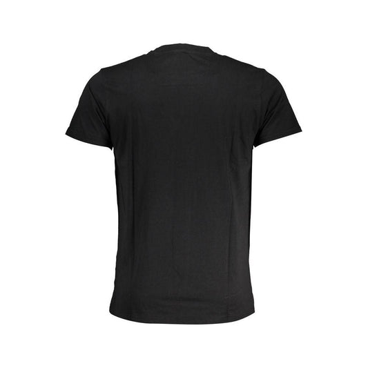 Cavalli Class Black Cotton T-Shirt Cavalli Class