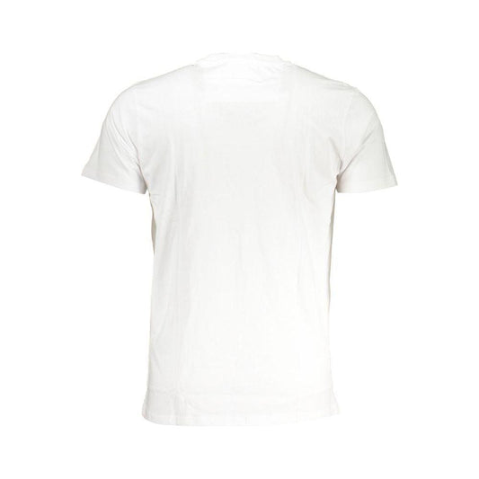 Cavalli Class White Cotton T-Shirt Cavalli Class