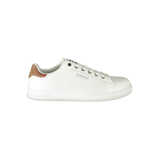 Carrera White Polyester Sneaker Carrera