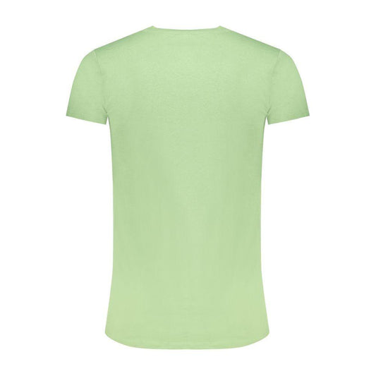 Gaudi Green Cotton T-Shirt Gaudi