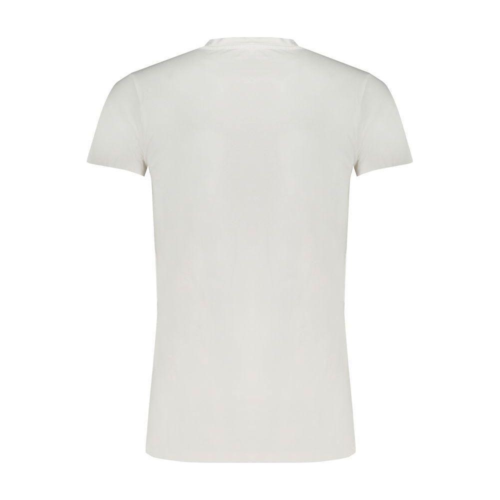 Gaudi White Cotton T-Shirt Gaudi