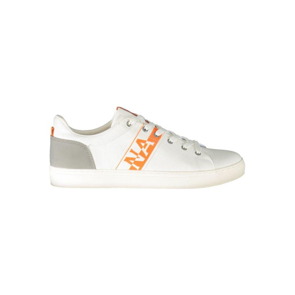 Napapijri White Polyester Sneaker Napapijri