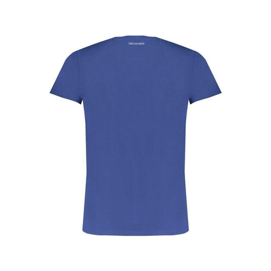 Trussardi Blue Cotton T-Shirt Trussardi