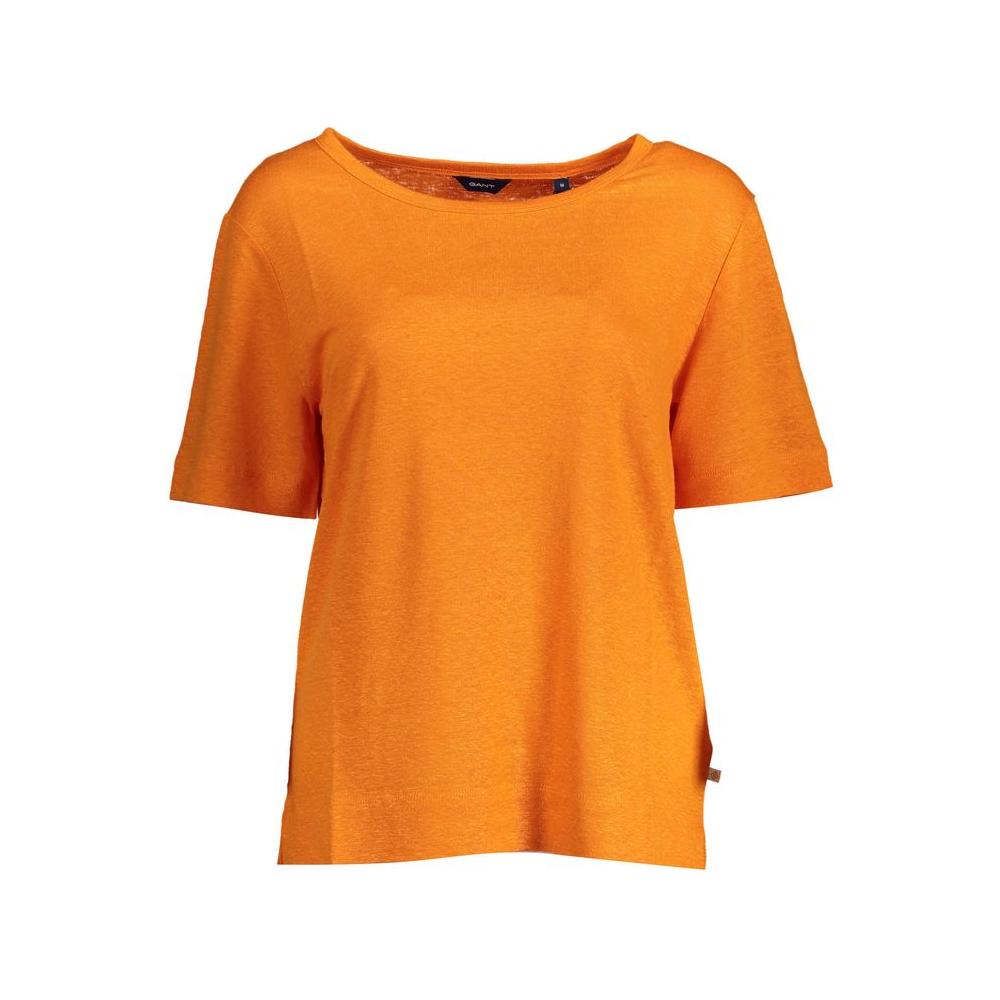 Gant Orange Linen Women Top Gant