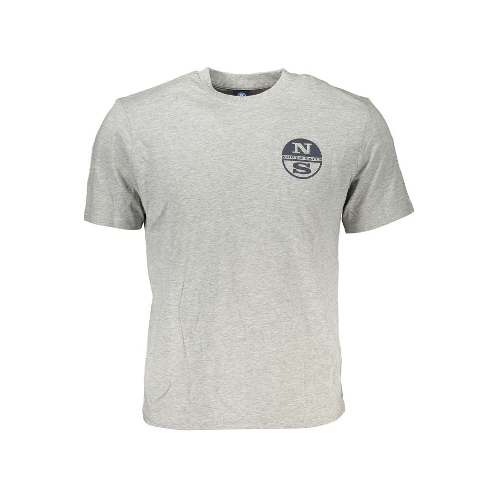 North Sails Gray Cotton T-Shirt North Sails