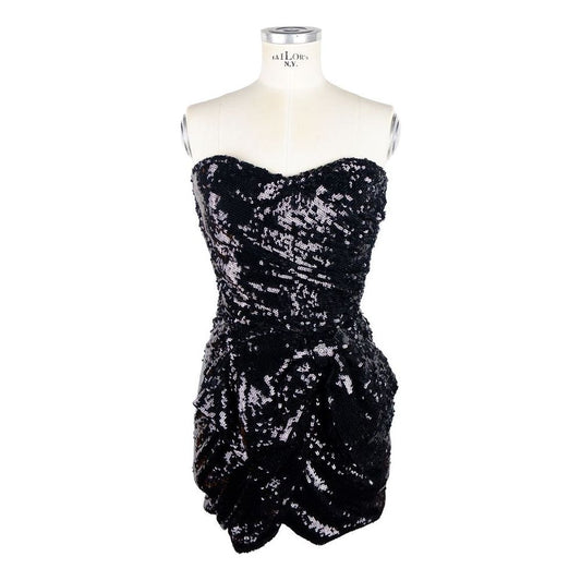 Elisabetta Franchi Sleeveless Sequined Bow Dress Elisabetta Franchi