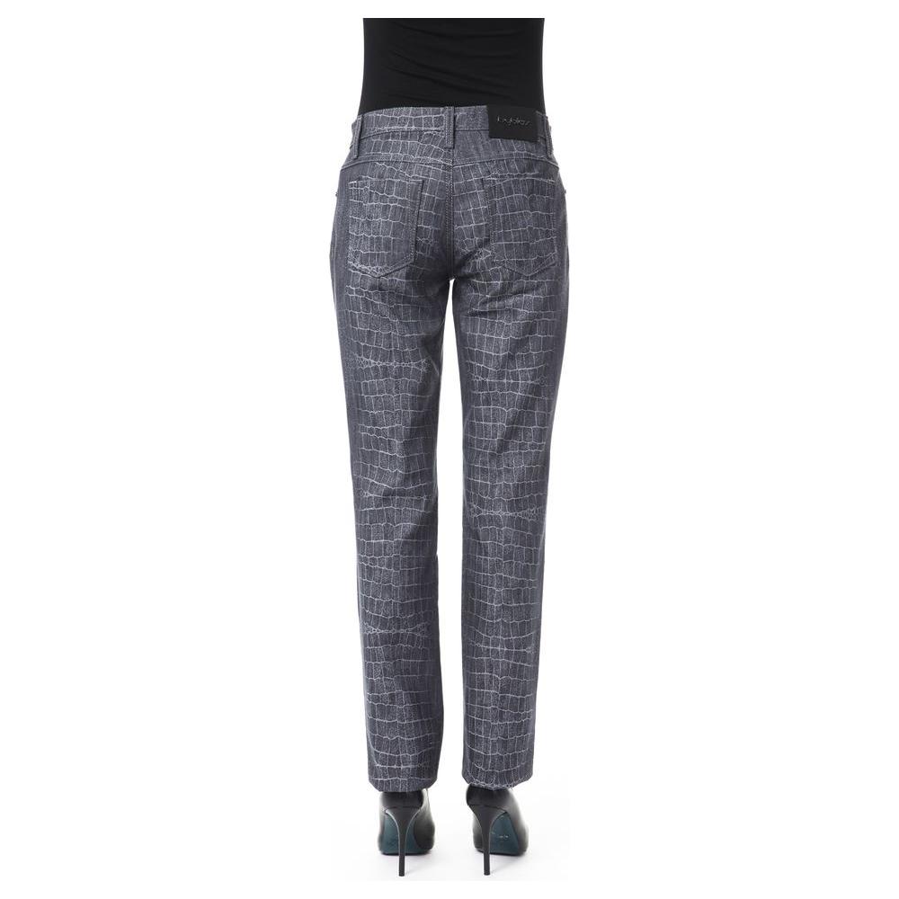 BYBLOS Black Viscose Women Pants BYBLOS