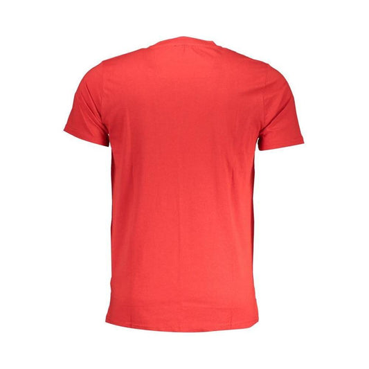 Cavalli Class Red Cotton T-Shirt Cavalli Class