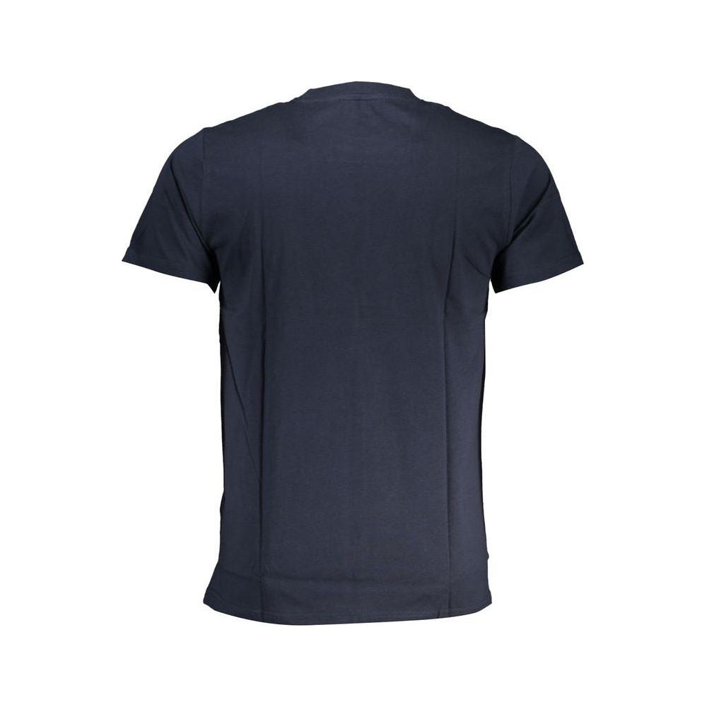 Cavalli Class Blue Cotton T-Shirt Cavalli Class