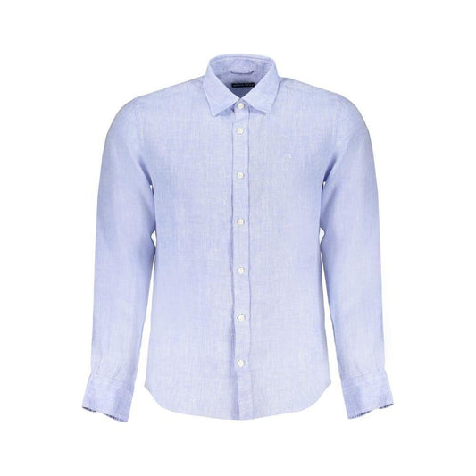 North Sails Light Blue Linen Shirt North Sails