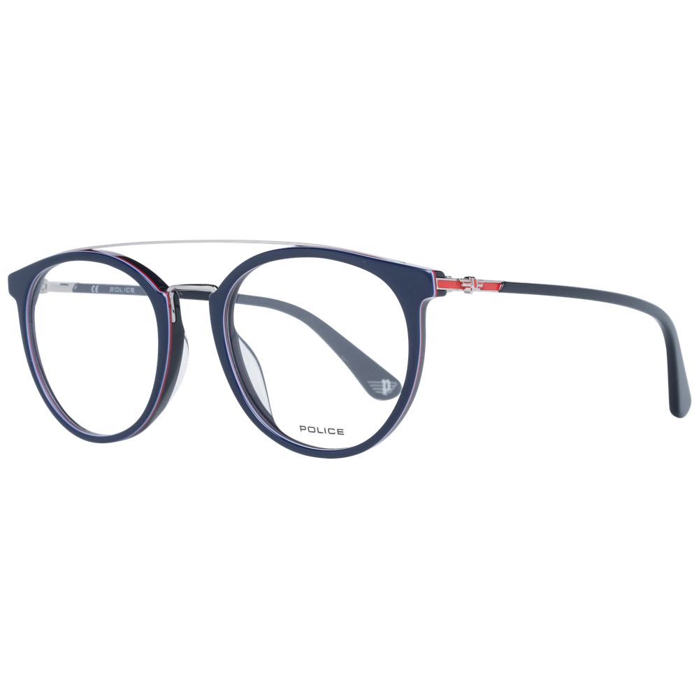 Police Blue Metal & Plastic Glasses (Frames)