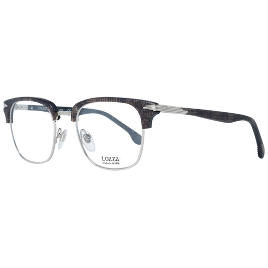 Lozza Brown Metal & Plastic Glasses (Frames) Lozza