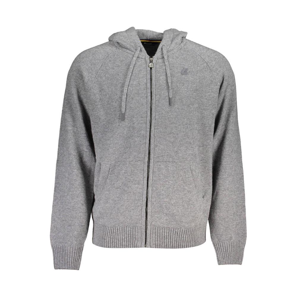 K-WAY Gray Wool Sweater K-WAY