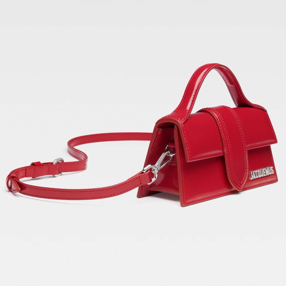 Jacquemus Red Leather MINI Crossbody Bag Jacquemus