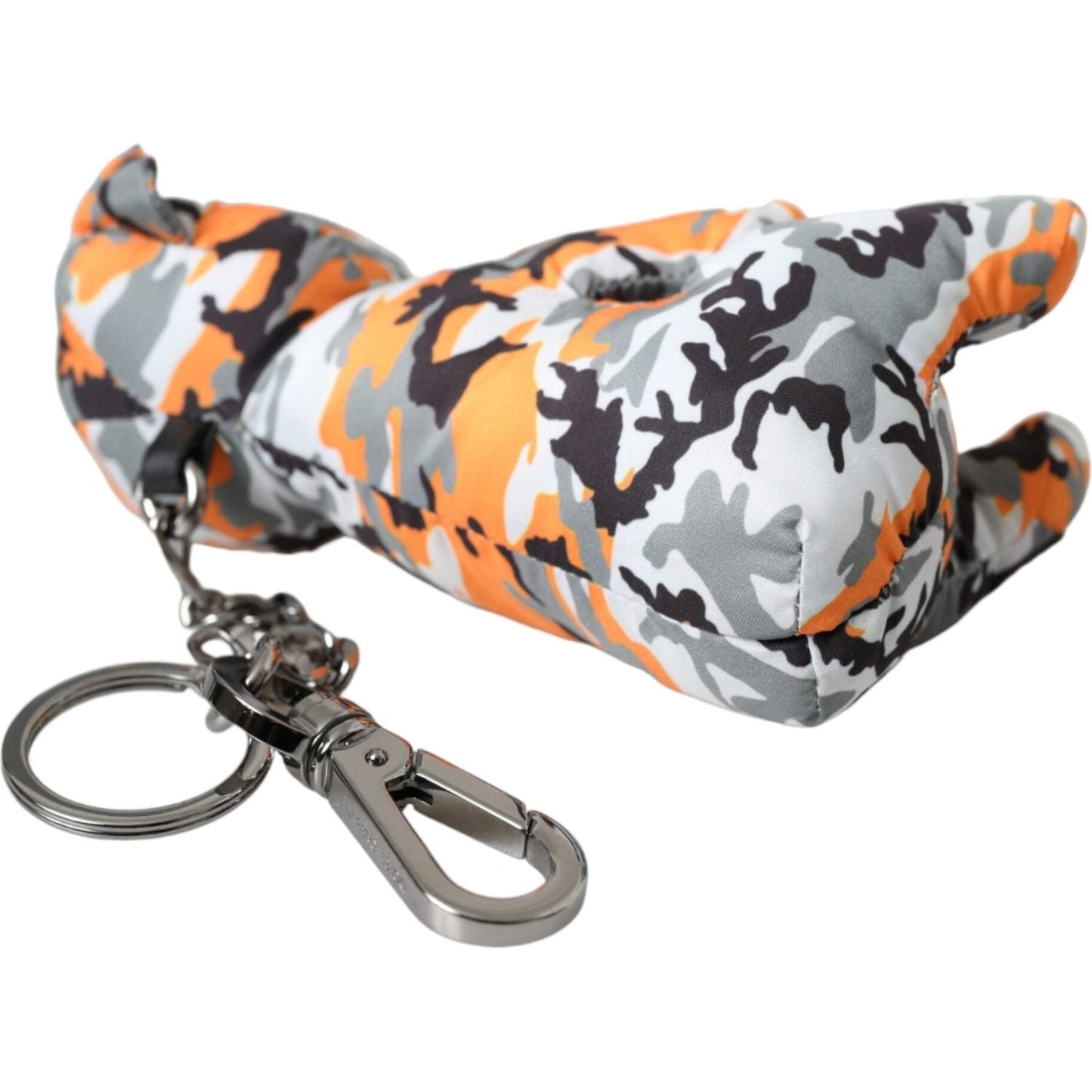 Dolce & Gabbana Multicolor Camouflage Animal Silhouette Keychain Keyring Dolce & Gabbana