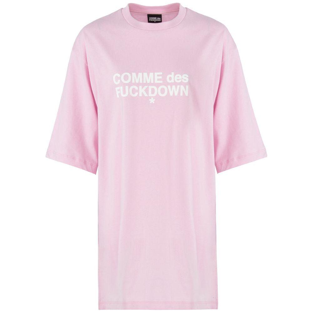 Comme Des Fuckdown Pink Cotton Dress Comme Des Fuckdown