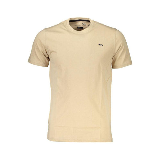 Harmont & Blaine Beige Cotton T-Shirt Harmont & Blaine