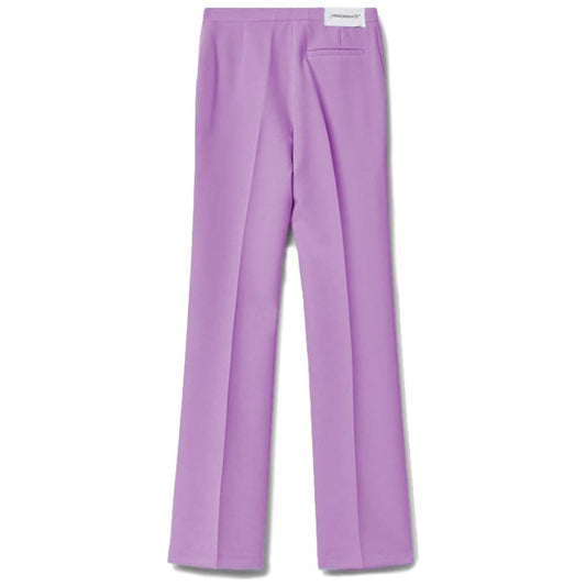 Purple Polyester Jeans & Pant